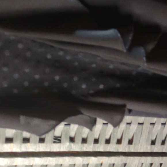 Ann Taylor Loft Dot Laced Ruffle Sleeve Blouse L - Picture 7 of 15